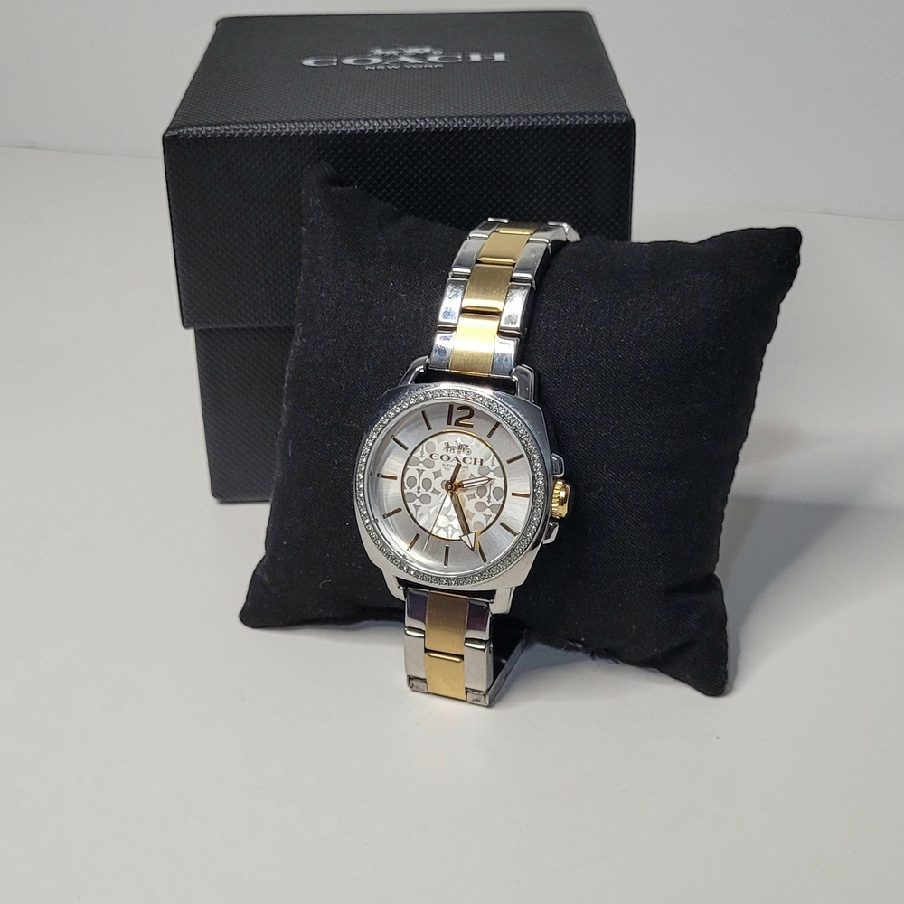 Coach Two-Tone Women's Watch - Picture 2 of 2